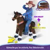 PonyCycle voiture à pédales marron foncé pour enfants de 4 Voir les images du produit 3