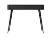 AX LIVING Vespasia petite coiffeuse noire 100,2 cm cannelée Voir les images du produit 3
