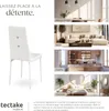 Lot de chaises avec strass - blanc, Lot de 6 Voir les images du produit 7