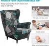 Topchances 2 Piece Wing Chair Cover, kryty židlí Wing Chair Náhled obrázku produktu 4