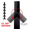 GU10 Deckenleuchte ProSpot 866-6-BK Schwarz – 6-flammig, Produktbild-Vorschau 10
