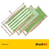 Chaise longue - rayée étroite - vert clair - pliable - en Voir les images du produit 3