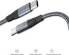 INF USB-C-Ladekabel 60W  USB-C PD Ladegerät Grau 1 m Produktbild-Vorschau 2