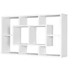 WOHNLING Wandregal PAOLA weiß 85 x 47,5 x 16 cm MDF-Holz Produktbild-Vorschau 5