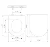 Calmwaters® Antibakterieller WC Sitz für Keramag Renova Nr. Produktbild-Vorschau 6