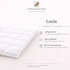 HANSKRUCHEN Daunendecke 155x220 cm Leicht 100% Daunen Produktbild-Vorschau 3