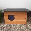 QLS Isoliertes Katzenhaus aus Holz 60x40x40 cm - Winterfest Produktbild-Vorschau 9