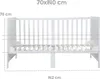 roba Babybett EASY SLEEP 70 x 140 cm inkl. Umbauecken - Produktbild-Vorschau 7