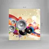 Bilder auf glas - Musik abstrakt Komposition Dekoration - Produktbild-Vorschau 3