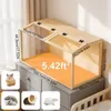 WISFOR Hamsterkäfig mit LED Leuchte, Kleintierhaus aus Produktbild-Vorschau 7