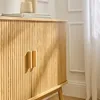 Komoda w stylu vintage z wykończeniem z drewna z 2 drzwiami Podgląd zdjęcia produktu 6