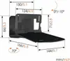 Vogels Sound 3205 Wandhalter L schwarz Produktbild-Vorschau 8