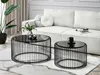 Tavolino da caffè di design IRAKLI - marmo nero / nero Anteprima dell’immagine prodotto 11