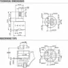Technical diagrams and machining tips for a ceramic cartridge. Produktbild-Vorschau