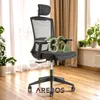 AREBOS Bürostuhl ergonomisch | Verstellbare Kopfstütze & Produktbild-Vorschau 3