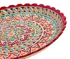 Servierplatte Lagan KaraKalam KR11 rot Ø 37 cm Plowplatte Produktbild-Vorschau 8