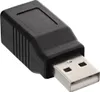 InLine USB 2.0 Adapter, Stecker A auf Buchse B, USB 2.0 A Produktbild-Vorschau 1