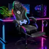 Herná stolička Hoffree, ergonomická, s masážnou funkciou (2 Náhľad obrázku produktu 3