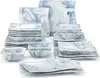 MALACASA FLORA, 26dílný jídelní servis, sada porcelánového Náhled obrázku produktu 1