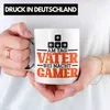 Trendation - Tasse Vatertag "Am Tag Vater Bei Nacht Gamer" Produktbild-Vorschau 2