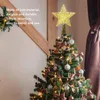 LED hviezda na stromček, teplá zlatá, nádherná vianočná Náhľad obrázku produktu 9