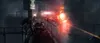 A scene from a video game showing characters in combat with muzzle flashes and sparks. Produktbild-Vorschau