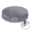 Tischdecke Wachstuch Ornamente Grau Robust Wasserabweisend Produktbild-Vorschau 2