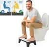 Toilettenhocker - Anti-Rutsch - Schwarz und Weiß - 38 x 22 Produktbild-Vorschau 1