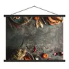 MuchoWow® Textilposter Marmor - Gemüse - Herbst - Kürbis - Produktbild-Vorschau 1