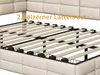 Letto imbottito INONEFT 140x200 cm con LED e USB, divano Anteprima dell’immagine prodotto 17