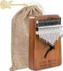 Kalimba en bois à 17 notes avec accessoires KIRA Voir les images du produit 5