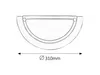 Rabalux 5161 Applique Ufo, E27, blanc, rond, standard, Voir les images du produit 3