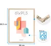 Fotorahmen - Bilderrahmen - 61x91,5 cm - MDF-Holz - Farbe: Produktbild-Vorschau 5