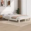 vidaXL Massief houten bed, wit, grenen, 140x200 cm Productafbeelding-voorbeeld 2
