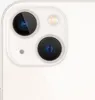 Close-up of the rear camera module of a white smartphone. Produktbild-Vorschau