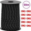 vidaXL Zeltleine Reflektierend mit Seilspannern 50 m 3 mm Produktbild-Vorschau 6