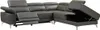 Vente-unique FABIEN, Ecksofa, Wohnzimmer, Anthrazit, Grau, Produktbild-Vorschau 4