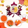 8 Stück Tischsets mit Ahornblättern im Herbst-Stil, Produktbild-Vorschau 2
