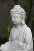 Schöner Buddha mit Schale aus Steinguss perfekt für den Produktbild-Vorschau 4