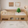 Kinderbett Stauraumbett, mit Schublade & zweiflügeligem Produktbild-Vorschau 2