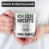 Trendation - Veganer Tasse Geschenk Ich Esse Nichts Was Produktbild-Vorschau 2
