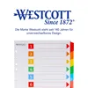 Westcott Register für Ordner A4 (3er-Set) | 3 x Produktbild-Vorschau 5