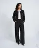 Milano Italy ROUNDNECK BOXY JACKE BLACK BLACK 40 Produktbild-Vorschau 4