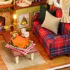 DIY-Weihnachts-Miniatur-Puppenhaus-Set: Realistisches Produktbild-Vorschau 5