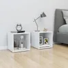 mobile TV vidaXL bianco 37x35x37 cm materiale a base di Anteprima dell’immagine prodotto 9
