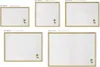Magnetische Tafel 100x70 cm – Goldener Rahmen – Farbe Weiß Produktbild-Vorschau 7