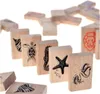 QBEE Jeu éducatif en bois Mahjong pour enfants 59 pièces Voir les images du produit 3