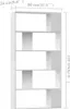 vidaXL Libreria/divisorio Bianco 80x24x159 cm in materiale Anteprima dell’immagine prodotto 7