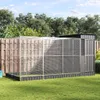 vidaXL Voliere mit Erweiterung Silber 416 x 203 x 216 cm Produktbild-Vorschau 2