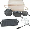 El Fuego Pfannen-Schmortopf-Set Dutch Oven Set 7-teilig, Produktbild-Vorschau 1